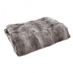 BLANKET FUR DELUXE GREY 170 - BLANKETS, TOWELS